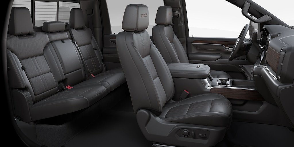 Interior piel negra para Chevrolet Cheyenne 2025, camioneta pickup