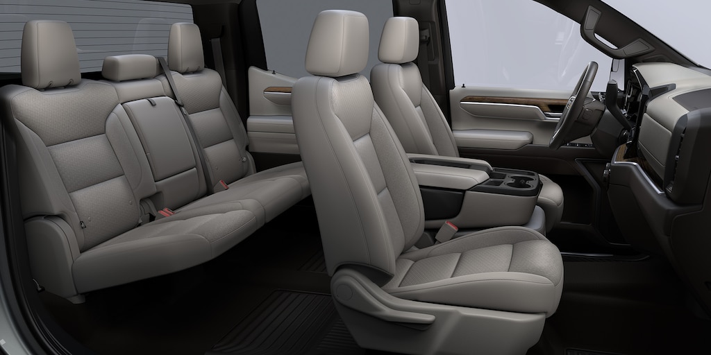 Interior Tela gris claro para Chevrolet Cheyenne 2025, camioneta pickup
